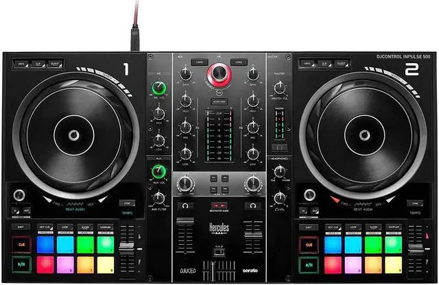 Alt view image 13 of 18 - Hercules DJControl Inpulse 500 DJ Software Controller