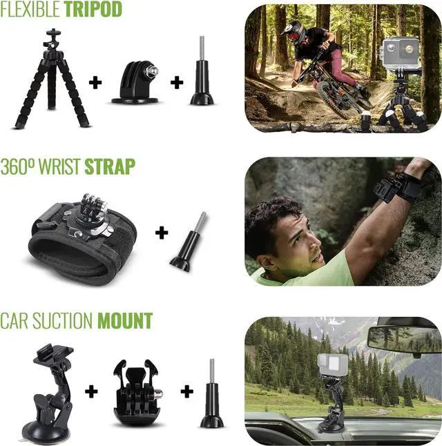 Alt view image 2 of 4 - GoPro HERO13 Waterproof Action Camera + 64GB Card and 50 Piece Accessory Kit