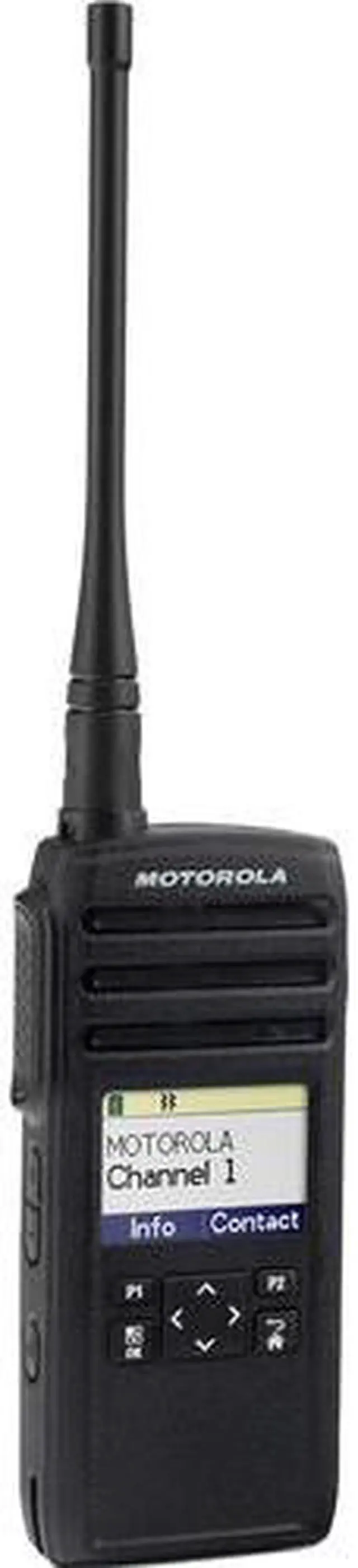 Alt view image 3 of 4 - Motorola DTR700 900 MHz Digital 2-Way Radio (50 Channels) + 4 x HKLN4606 Remote Speaker Mic (4-Pack)