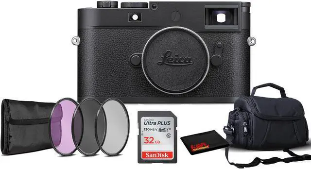 Main image of Leica M11 Monochrom Rangefinder Camera (20208) with 32GB Memory Card and More