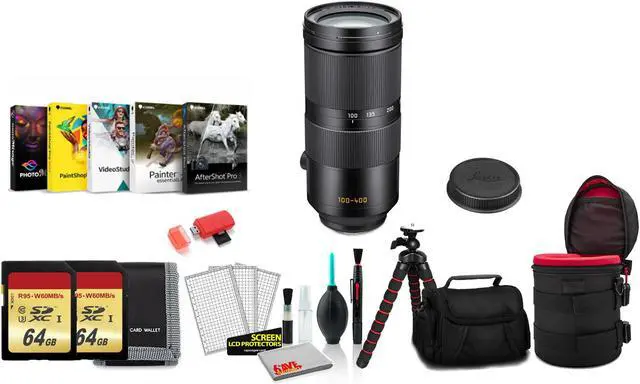 Main image of Leica Vario-Elmar-SL 100-400mm f/5-6.3 Lens (L-Mount) with Lens Case and More