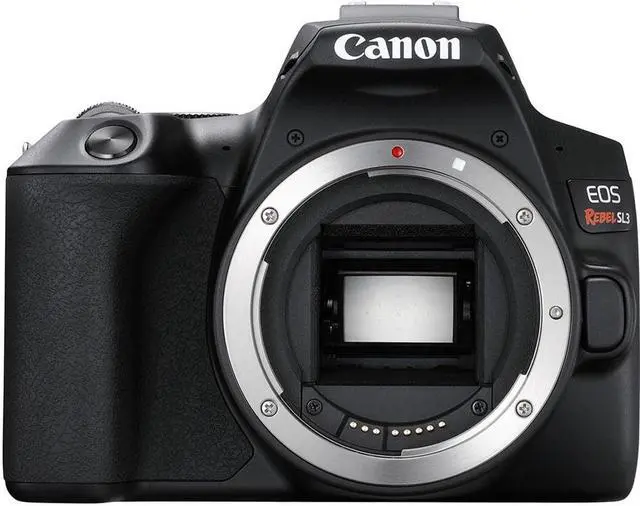 Alt view image 9 of 9 - Canon EOS Rebel SL3 DSLR Camera (Black, Body Only) - Intl Model