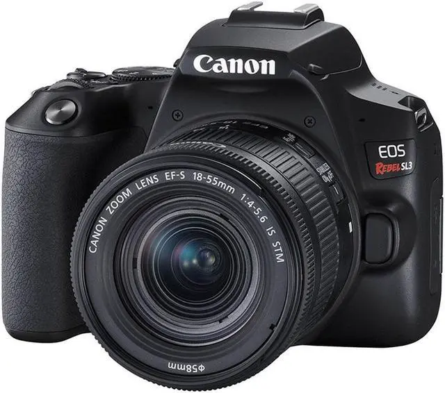 Alt view image 9 of 9 - Canon EOS Rebel SL3 DSLR Camera with 18-55mm Lens (Black) - Intl Model