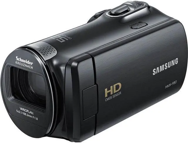 Alt view image 5 of 5 - Samsung HMX-F80 Flash Memory Camcorder (Black)