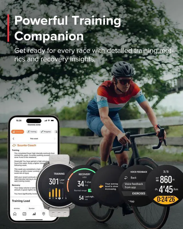 Alt view image 3 of 4 - SUUNTO Race: GPS Sports Watch, Large & Bright AMOLED Color Screen, Long Battery Life