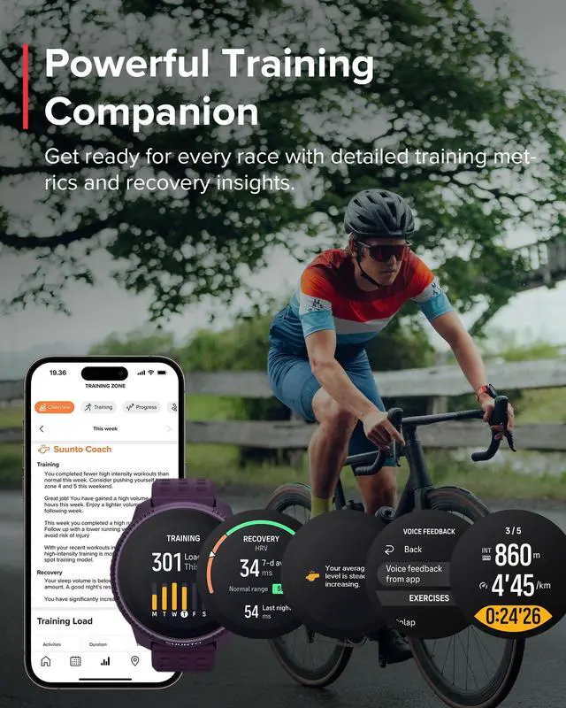 Alt view image 3 of 4 - SUUNTO Race: GPS Sports Watch, Large & Bright AMOLED Color Screen, Long Battery Life