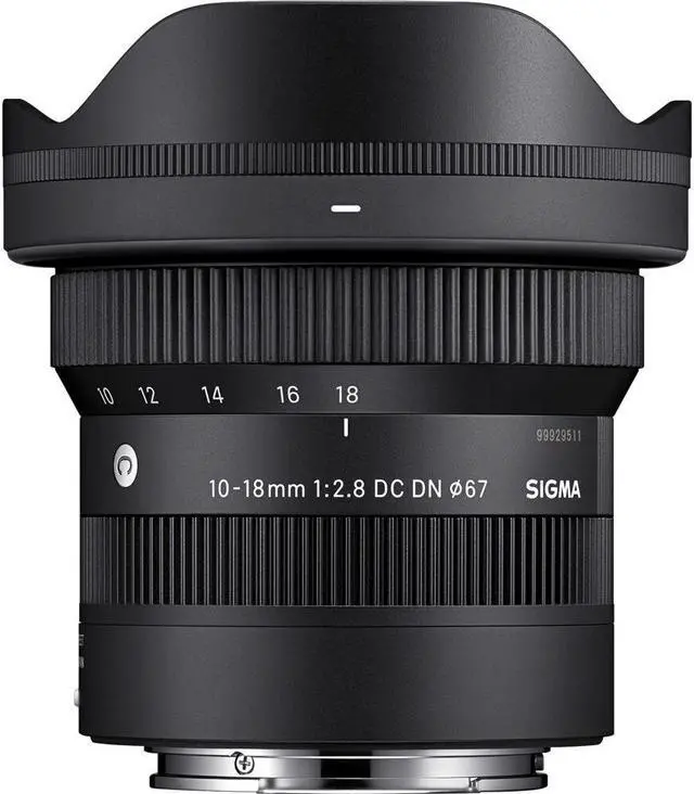 Alt view image 2 of 4 - Sigma 10-18mm f/2.8 DC DN Contemporary Lens For Sony E Bundle With Accessories