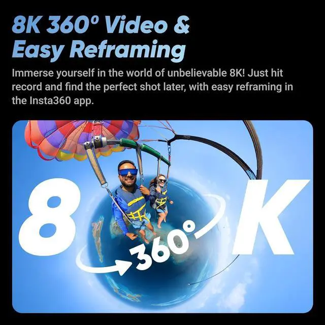 Alt view image 3 of 19 - Insta360 X4 8K 360 Action Camera