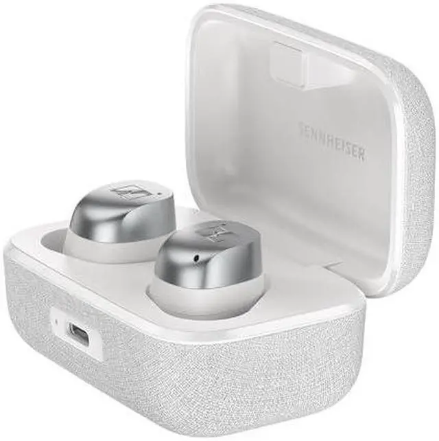 Main image of Sennheiser MOMENTUM True Wireless 4 Smart Earbuds with Bluetooth 5.4, Crystal-Clear Sound, Comfortable Design, 30-Hour Battery Life, Adaptive ANC, LE Audio and Auracast - White Silver