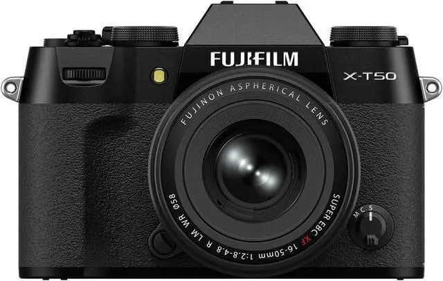 Main image of Fujifilm X-T50 Mirrorless Digital Camera XF16-50mmF2.8-4.8 R LM WR Lens Kit - Black