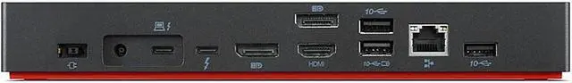 Alt view image 2 of 4 - Lenovo ThinkPad Universal Thunderbolt 4 Dock, 4 Displays, Dynamic Power Charging up to 100W, Black