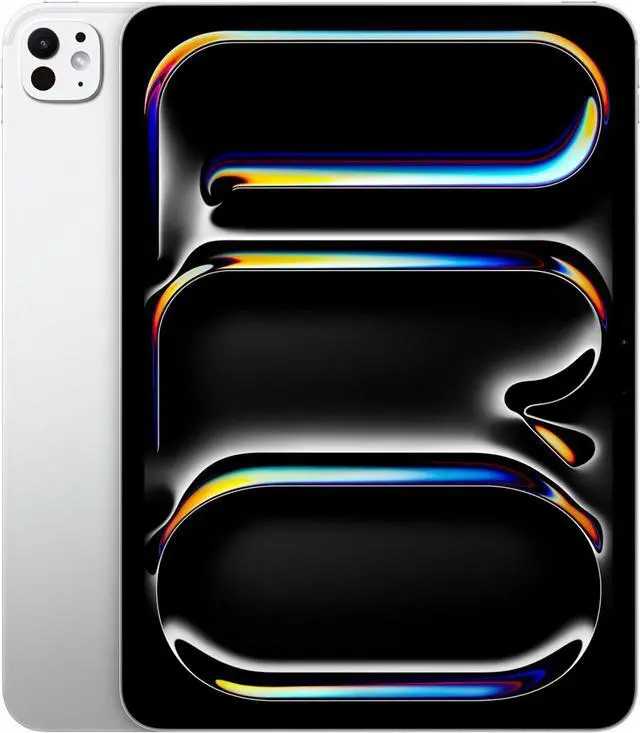 Main image of Apple iPad Pro 11-Inch (M4): Ultra Retina XDR Display, 512GB, Landscape 12MP Front Camera/12MP Back Camera, LiDAR Scanner, Wi-Fi 6E, Face ID, All-Day Battery Life - Space Silver