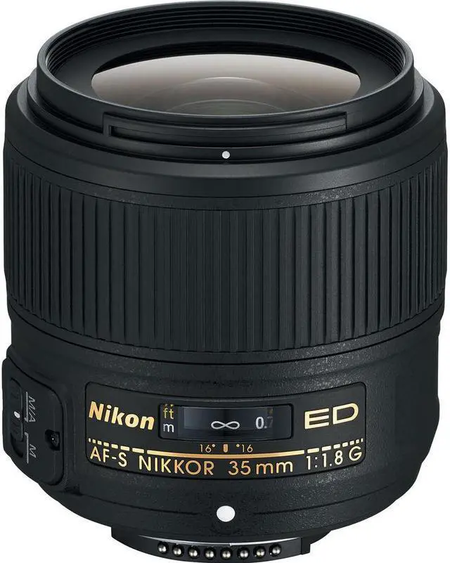 Alt view image 2 of 4 - Nikon AF-S NIKKOR 35mm f/1.8G ED Auto Focus Zoom Lens (2215) Bundle