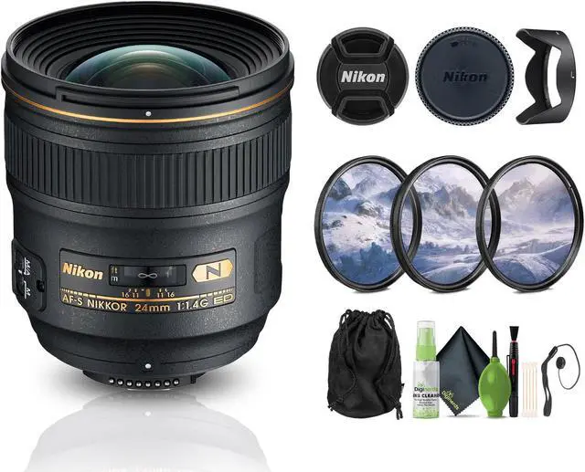 Main image of Nikon AF-S NIKKOR 24mm f/1.4G ED Auto Focus Zoom Lens (2184) Bundle