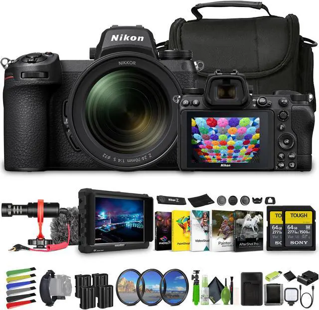 Main image of Nikon Z7 II Mirrorless Camera with NIKKOR Z 24-120mm f/4 S Lens (1653) Bundle