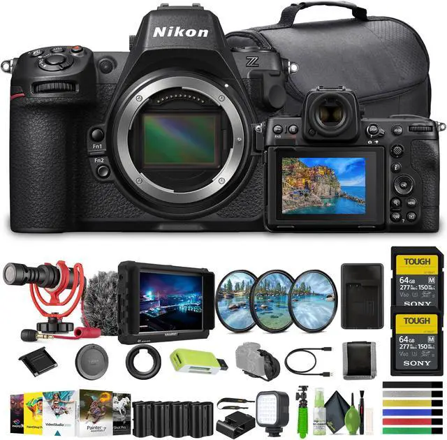 Main image of Nikon Z8 Professional Full Frame Mirrorless 8K Video & Stills Hybrid FX Camera Bundle