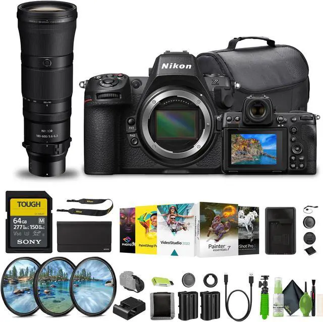 Main image of Nikon Z8 Professional Full Frame Mirrorless 8K Video & Stills Hybrid FX Camera Bundle