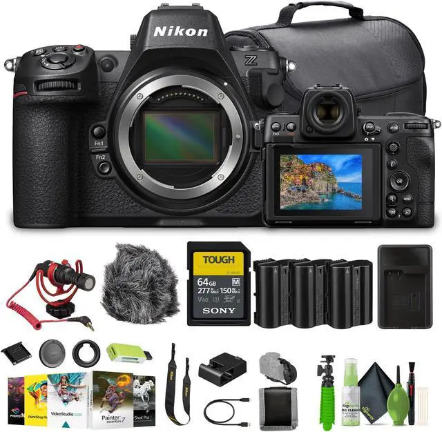 Main image of Nikon Z8 Professional Full Frame Mirrorless 8K Video & Stills Hybrid FX Camera Bundle