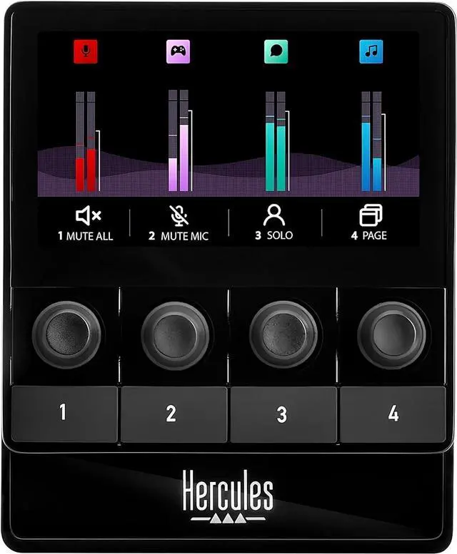 Alt view image 3 of 4 - Hercules Stream 100, Audio Mixer for Content Creators, Up to 8 Tracks, Bundle
