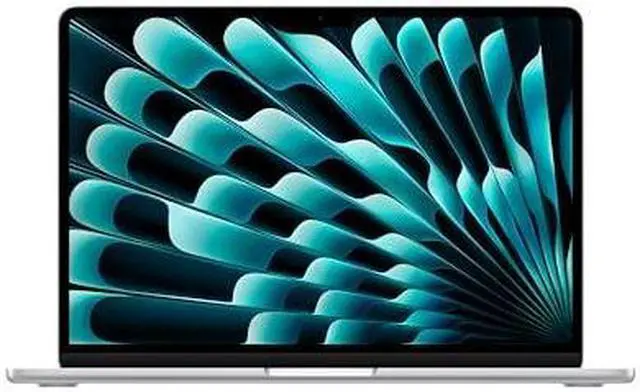 Main image of Apple 2024 MacBook Air 13-inch Laptop with M3 chip: 13.6-inch Liquid Retina Display, 16GB Unified Memory, 512GB SSD Storage, Backlit Keyboard, 1080p FaceTime HD Camera, Touch ID; Silver