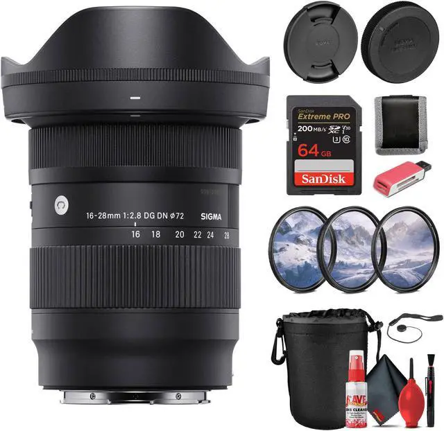 Main image of Sigma 16-28mm f/2.8 DG DN Contemporary Lens (Sony E) Bundle