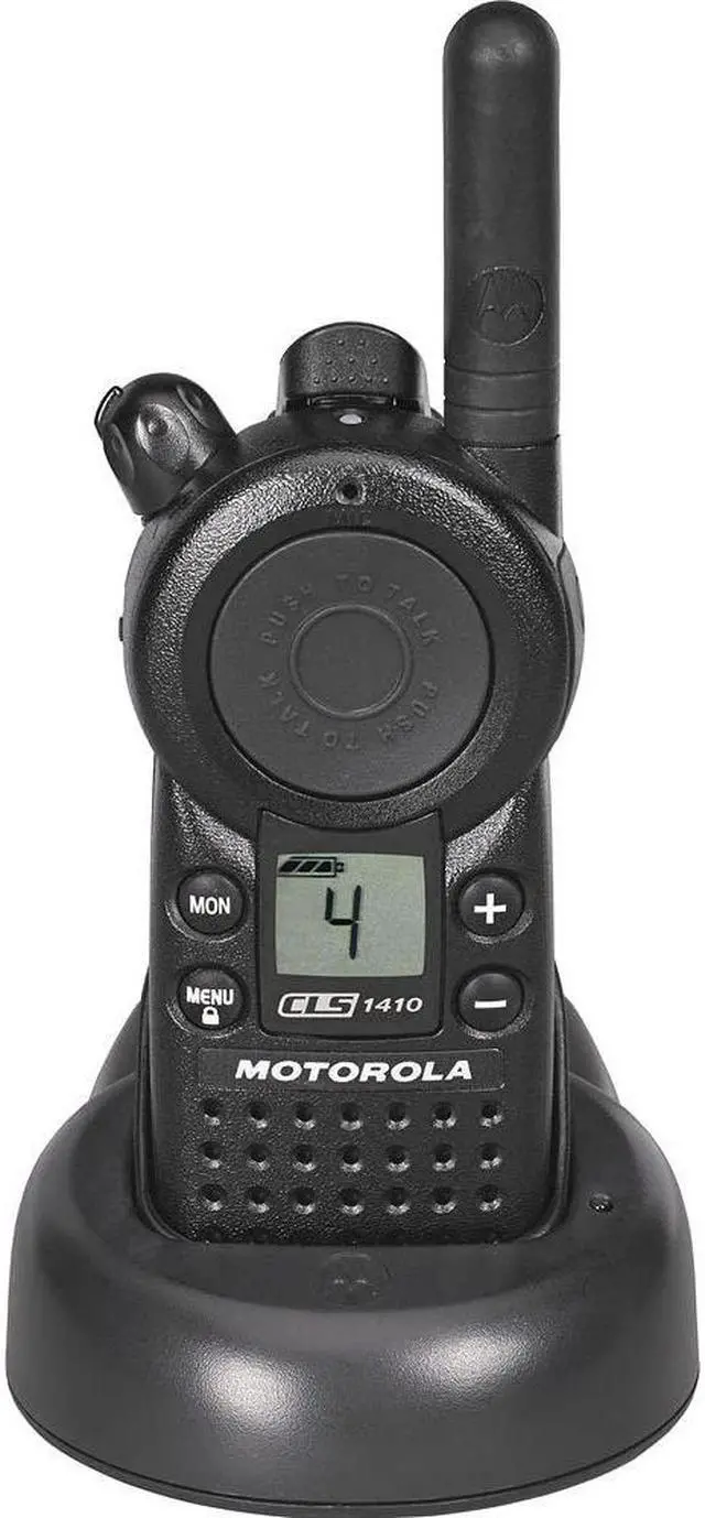 Alt view image 4 of 4 - 6 x Motorola CLS1410 UHF 1 W 4-Channel 2-Way Radio  - 6 Pack With Mics Bundle
