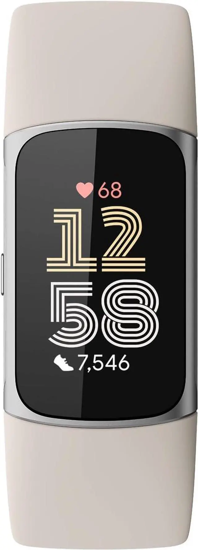 Alt view image 3 of 4 - Fitbit Charge 6 Fitness Tracker Smartwatch- Porcelain/Silver Bundle