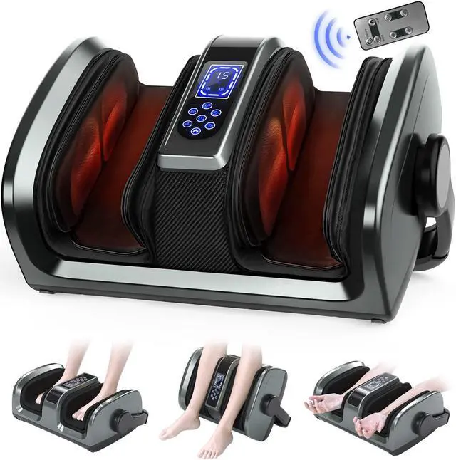 Main image of TISSCARE Foot Massager - Shiatsu Foot Massager with Heat for Neuropathy and Plantar Fasciitis - Feet Massager for Circulation and Pain Relief