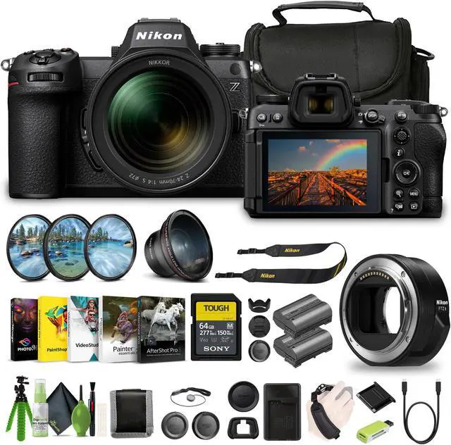 Main image of Nikon Z6III FX-format Mirrorless Camera With NIKKOR Z 24-70mm f/4 S Zoom Lens (1892) Bundle