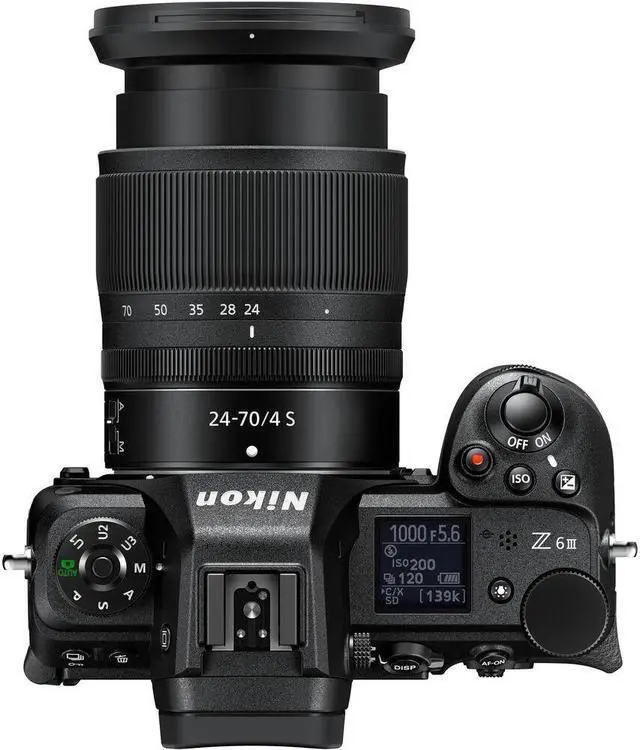 Alt view image 3 of 4 - Nikon Z6III FX-format Mirrorless Camera With NIKKOR Z 24-70mm f/4 S Zoom Lens (1892) Bundle