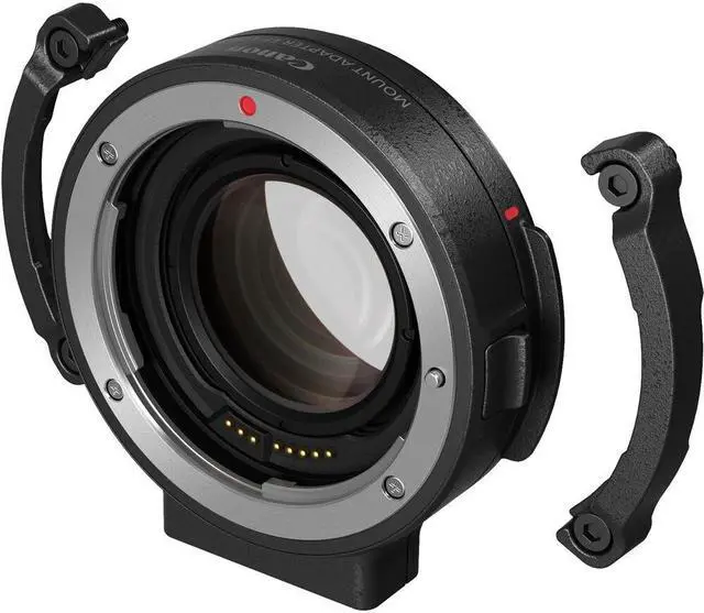 Alt view image 3 of 4 - Canon Mount Adapter EF-EOS R 0.71x (4757C001) + Shoulder Bag + Cap Keeper + Cleaning Kit