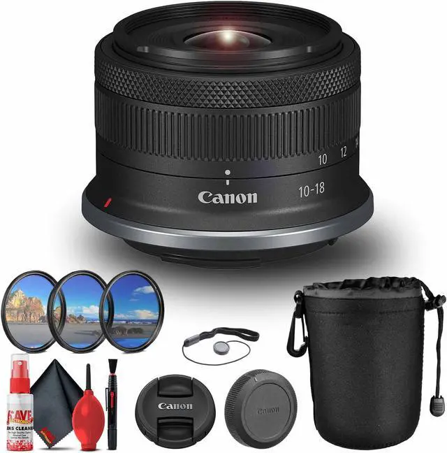 Main image of Canon RF-S 10-18mm f/4.5-6.3 IS STM Lens (Canon RF) Bundle