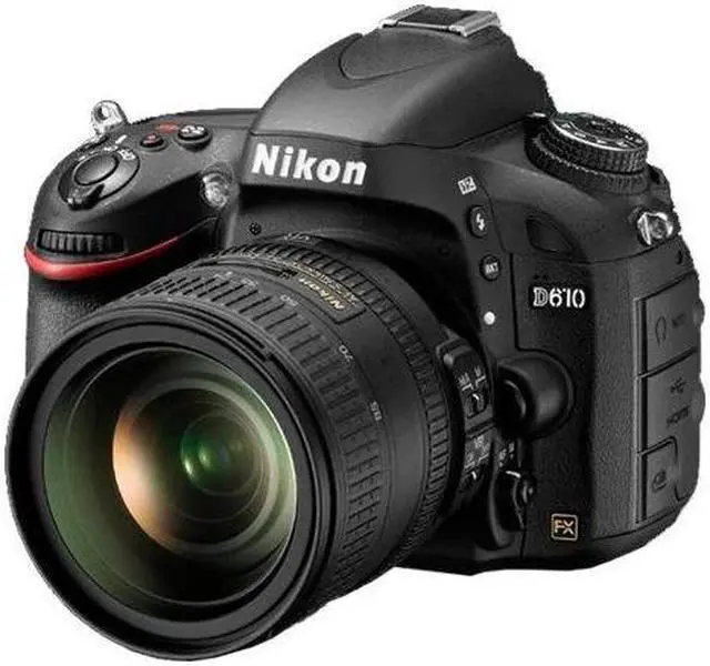 Alt view image 7 of 7 - Nikon D610 DSLR Camera Advanced Bundle W/ Bag, Extra Battery, LED Light, Mic, and More - (Intl Model)