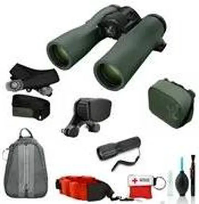 Alt view image 4 of 4 - Swarovski 8x32 NL Pure Binoculars (Green) 36232 - with Backpack + More