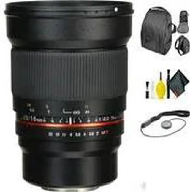 Alt view image 4 of 4 - ROKINON 16MM f/2.0 Micro 4/3 + Deluxe Lens Cleaning Kit Bundle