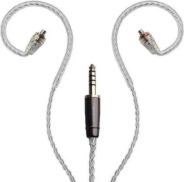 Alt view image 3 of 3 - MEZE AUDIO | Rai Series MMCX Cable | Headphones HiFi Cable Replacement 4.4mm Male to Dual MMCX Connector Plug | Silver Plated Upgrade Balanced Cable 4.4mm Jack | Cable Length 1.2m/3.9ft