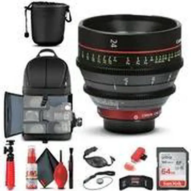 Alt view image 2 of 3 - Canon CN-E 24mm T1.5 L F Cinema Prime Lens (EF Mount) 6569B001 + BackPack + More