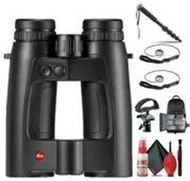 Alt view image 2 of 3 - Leica 8x42 Geovid Pro Rangefinder Binoculars + Tripod Adapter + BackPack + Monopod + More
