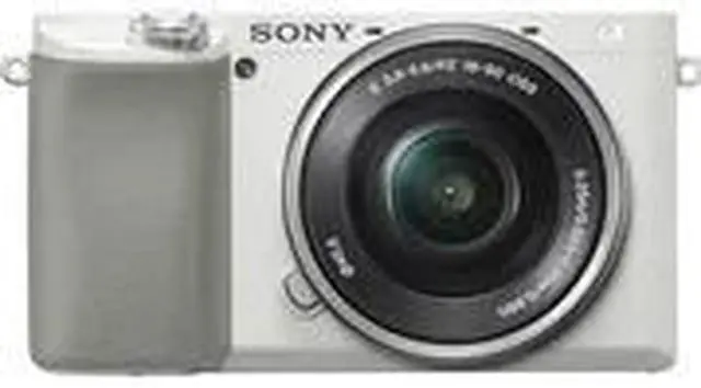 Alt view image 5 of 6 - Sony α6100 E-mount camera with APS-C Sensor (Body + 16-50mm Power Zoom Lens) - White