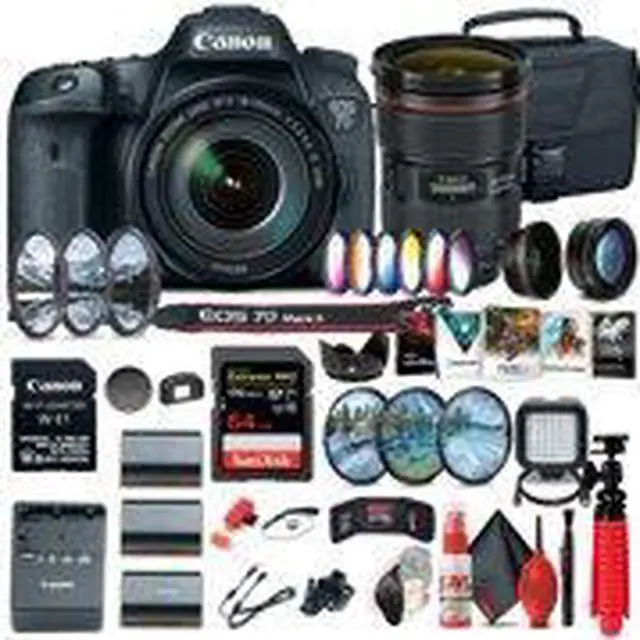 Alt view image 2 of 3 - Canon EOS 7D Mark II DSLR Camera W/ 18-135mm f/3.5-5.6 IS USM Lens & W-E1 Deluxe Bundle
