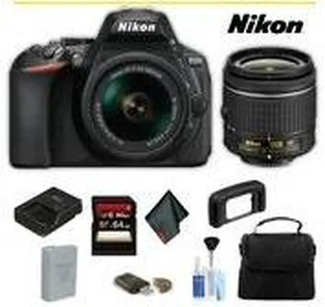 Alt view image 6 of 7 - Nikon D5600 DSLR Camera with 18-55mm Lens Starter Bundle - (Intl Model)