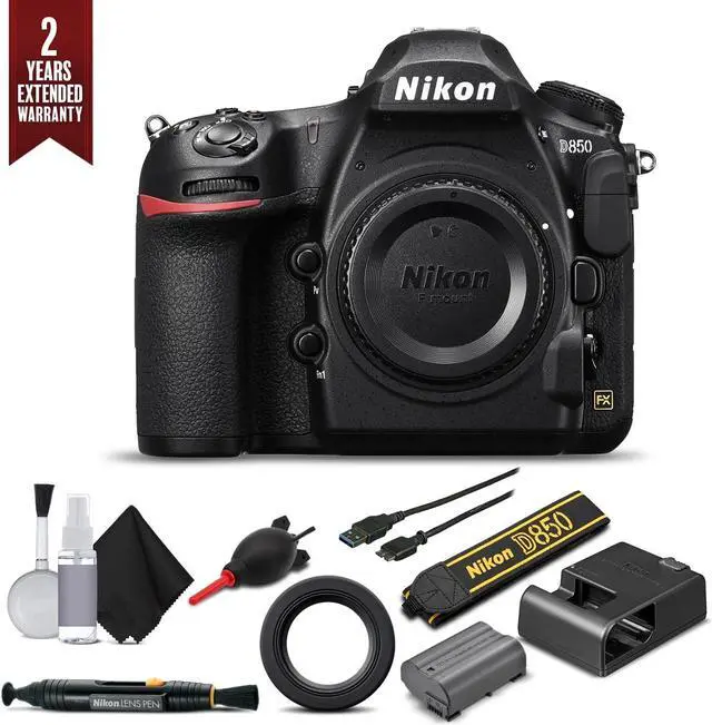 Alt view image 3 of 3 - Nikon D850 Digital SLR Camera Body Only Starter Set (Intl Model)