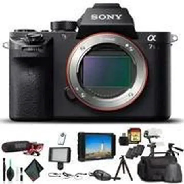 Alt view image 2 of 3 - Sony Alpha a7S II Mirrorless Camera ILCE7SM2/B With Soft Bag, Zhiyun-Tech WEEBILL Stabilizer, 2x Extra Batteries, Rode Mic, Light, 2x 64GB Memory Cards, External Monitor , Plus Essential Accessories
