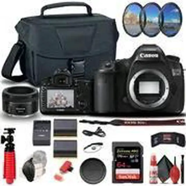 Alt view image 2 of 3 - Canon EOS 5DS DSLR Camera (0581C002) + Canon EF 50mm Lens + 64GB Card + More