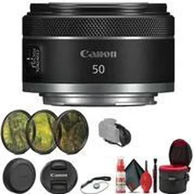 Alt view image 2 of 3 - Canon RF 50mm f/1.8 STM Lens with 3-Piece Filter Kit & More (4515C002)