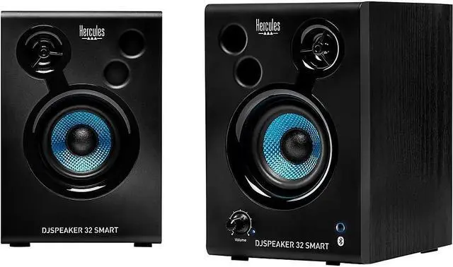 Alt view image 10 of 10 - Hercules AMS-DJSPEAKER-32-SMART DJSpeaker 32 Smart Speakers (Right and Left)