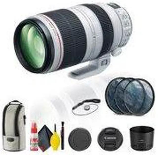 Alt view image 2 of 3 - Canon EF 100-400mm f/4.5-5.6L IS II USM Lens (9524B002) + FilterKit + Cap + More