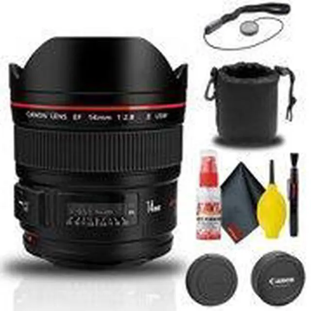 Alt view image 2 of 3 - Canon EF 14mm f/2.8L II USM Lens (2045B002) + Lens Pouch + Cap Keeper + More