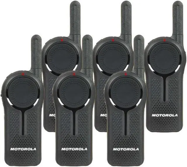 Alt view image 4 of 4 - 6 Pack of Motorola DLR1060 Walkie Talkie Radios by Motorola