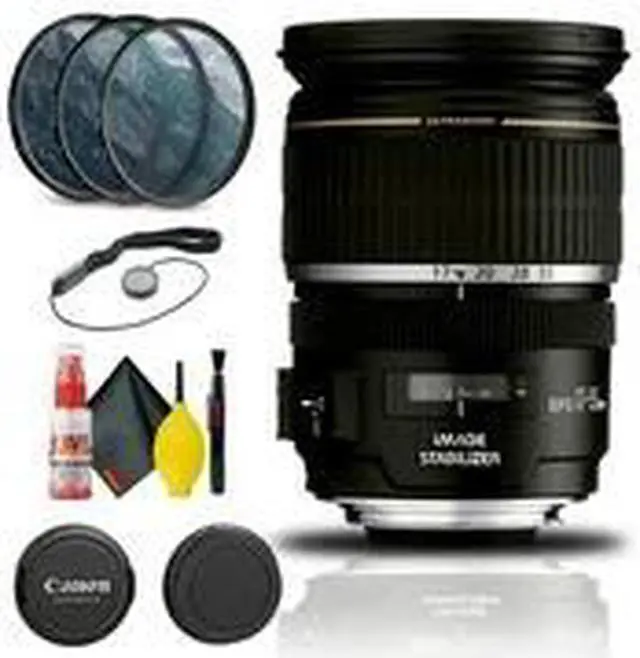 Alt view image 2 of 3 - Canon EF-S 17-55mm f/2.8 IS USM Lens (1242B002) + Filter Kit + Cap Keeper + More